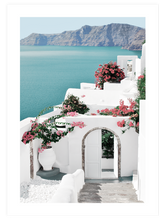 Santorini Manzarası - Art Print